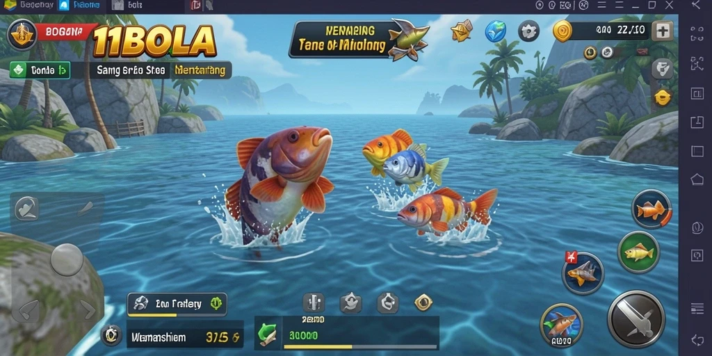 Tangkapan ikan yang menakjubkan dalam gameplay 11BOLA.