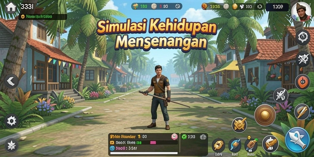 Tampilan gameplay 333I yang menarik dan interaktif.