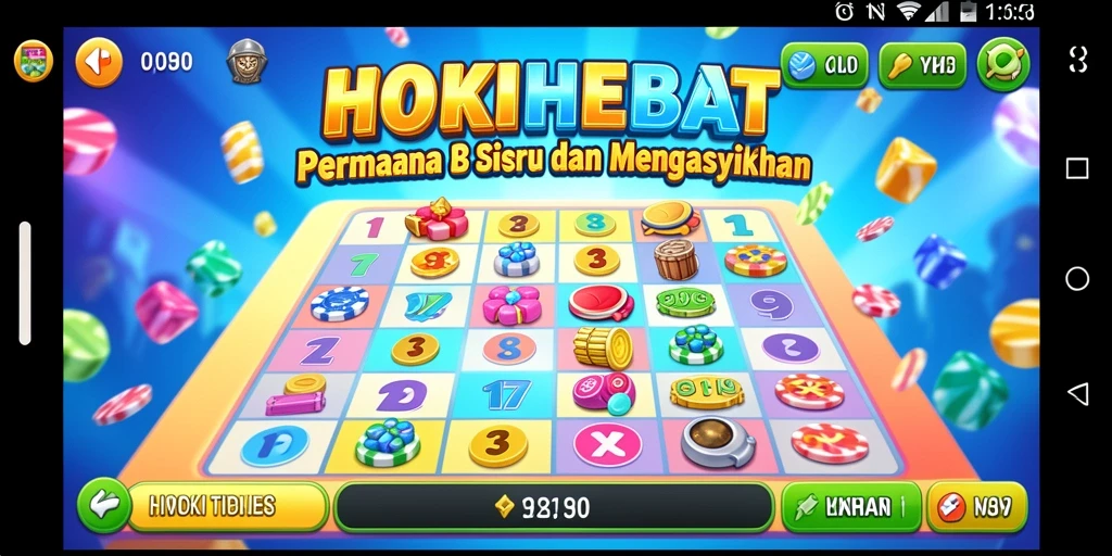 Screenshot HOKIHEBAT menampilkan keseruan permainan Bingo dengan interaksi antar pemain.