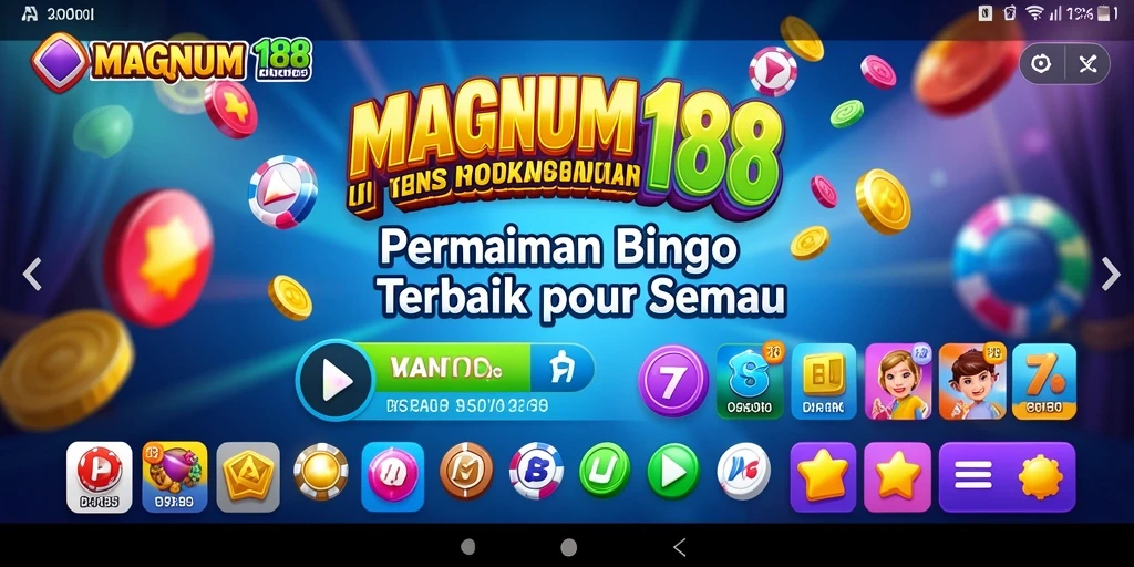 Tangkapan layar utama <strong>MAGNUM188</strong> menampilkan gameplay Bingo yang seru.