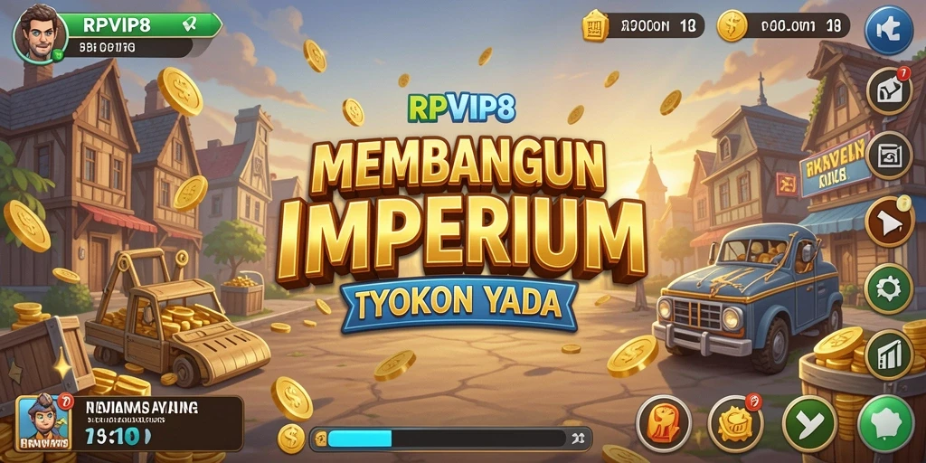 Tampilan gameplay menarik RPVIP8 dengan elemen Tycoon yang mengasyikkan.