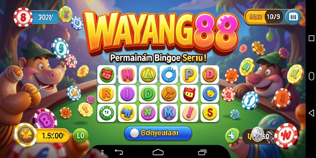 Tampilan permainan Bingo yang seru dan interaktif di WAYANG88.